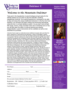 Dulcimer U Welcome to the Mountain Dulcimer  Register Online