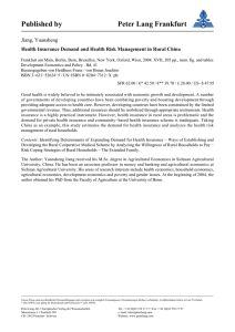 Published by Peter Lang Frankfurt Jiang, Yuansheng