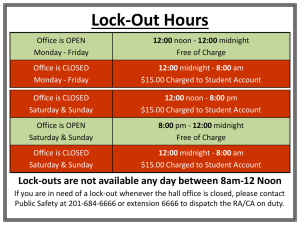 Lock-Out Hours