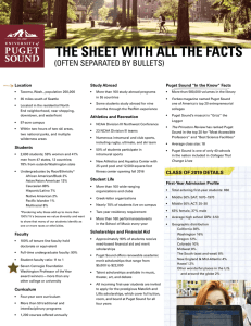 THE SHEET WITH ALL THE FACTS (OFTEN SEPARATED BY BULLETS) Location Study Abroad