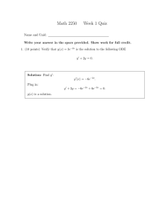 Math 2250 Week 1 Quiz