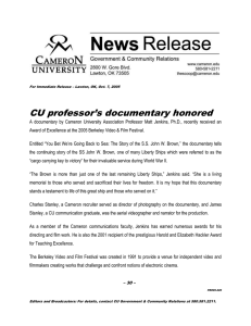 CU professor’s documentary honored