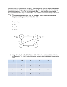 Sequential Circuit Design: Sequence Detector Problem
