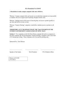 SGA Resolution No. 03-09-F