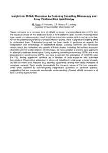 Insight into Oilfield Corrosion by Scanning Tunnelling Microscopy and