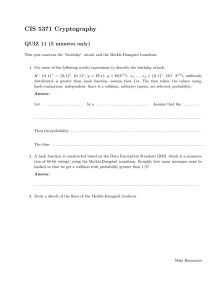 CIS 5371 Cryptography QUIZ 11 (5 minutes only)