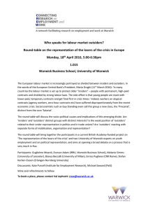 Who speaks for labour market outsiders?