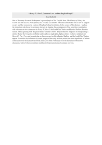 Henry IV, Part 2 Paul Raffield The History of Henry the
