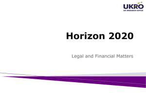 Legal and Financial Matters