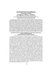 INVASION GENETICS OF THE INTRODUCED CANCER IRRORATUS IN ICELANDIC WATERS O.S. Gislason