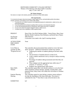 REDWOODS COMMUNITY COLLEGE DISTRICT May 13, 2011 LRC 107
