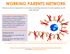 WORKING PARENTS NETWORK