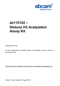 ab115102 – Histone H3 Acetylation Assay Kit