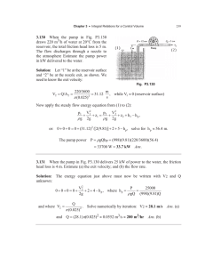 Fluid Mechanics: Pump Power & Flow Rate Solutions