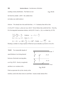 Fluid Mechanics Solutions: Velocity & Immiscible Liquids
