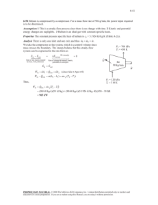 Helium Compressor Power Calculation: Thermodynamics Problem