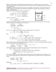 Thermodynamics Problem: Exergy & Minimum Work