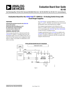 Evaluation Board User Guide UG-465