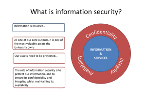 Information Security: Principles, Threats & Roles