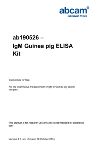 ab190526 – IgM Guinea pig ELISA Kit