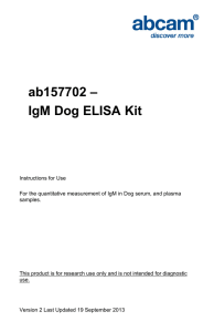 ab157702 – IgM Dog ELISA Kit