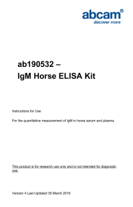 ab190532 – IgM Horse ELISA Kit