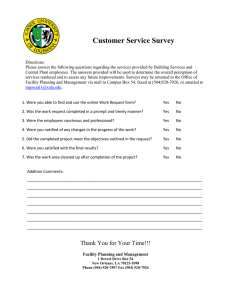Customer Service Survey
