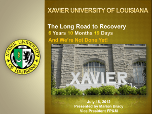 The Long Road to Recovery July 18, 2012 Presented by Marion Bracy