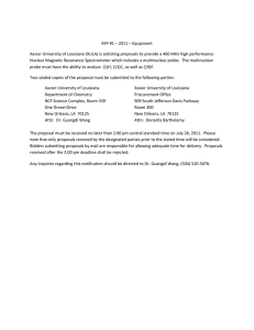 RFP #1 – 2011 – Equipment