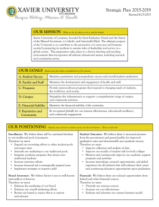Strategic Plan 2015-2019 OUR MISSION Revised 6-23-2015