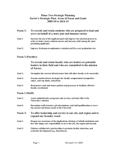 Phase Two Strategic Planning 2009-10 to 2014-15