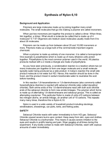 Nylon 6,10 Synthesis: Lab Procedure & Safety