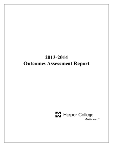 2013-2014 Outcomes Assessment Report