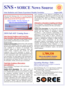 SNS • SORCE News Source