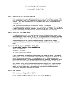 NW Center Manager’s Advisory Council Conference Call:  October 7, 2010