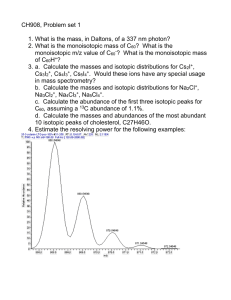 CH908, Problem set 1