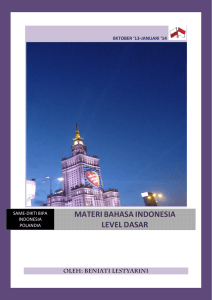 MATERI BAHASA INDONESIA LEVEL