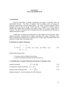 quantificated  (discret).    The  effect ... symmetry  characteristic  in  atom  by ... CHAPTER 5