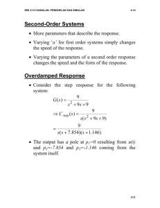 Second-Order Systems
