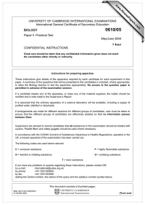 UNIVERSITY OF CAMBRIDGE INTERNATIONAL EXAMINATIONS International General Certificate of Secondary Education www.XtremePapers.com
