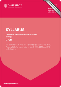 SYLLABUS 9700