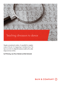 Teaching dinosaurs to dance