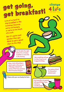 Get going, get breakfast!