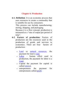 Production: Definition, Factors, and Function
