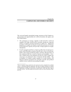 CASPIAN OIL AND ENERGY SECURITY