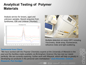 Analytical Testing of  Polymer Materials