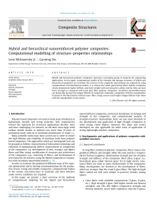 Hybrid and hierarchical nanoreinforced polymer composites: Computational modelling of structure–properties relationships