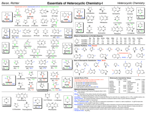 Essentials of Heterocyclic Chemistry-I Heterocyclic Chemistry Baran, Richter Pyrrole