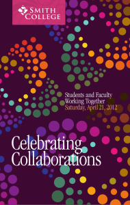 Celebrating Collaborations Students and Faculty Working Together