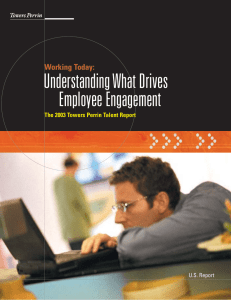 Employee Engagement: Towers Perrin 2003 Talent Report